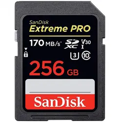 کارت حافظه سن دیسک 128گیگ Extreme Pro کارت حافظه SDXC سن دیسک 256گیگ