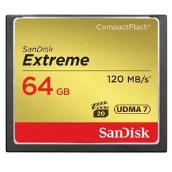 کارت حافظه CompactFlash سن ديسک 64گیگ مدل Extreme سرعت 120MBps خرید