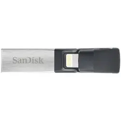 فلش مموری لایتنینگ 16گیگ و USB3.0 سن دیسک مدل iXPAND خرید فلش مموری لایتنینگ