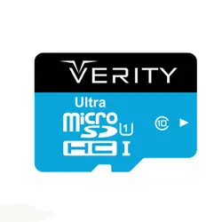 کارت حافظه microSDHC وریتی مدل کلاس 10 استاندارد U1 سرعت 65MBps همراه با آداپتور SD ظرفیت 16 گیگابایت