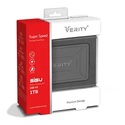 هارد اکسترنال وریتی مدل SISU EH21U3 ظرفیت 1 ترابایت