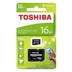 مشخصات، قیمت ، خرید microSDHC توشیبا مدل M203 با 16 گیگابایت