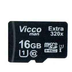 کارت حافظه microSDHC ویکومن 16گیگ مدل Extre 320X کلاس 10.. خرید کارت حافظه