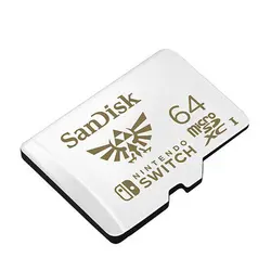 کارت حافظه microSDXC سن دیسک مدل Nintendo Switch کلاس I استاندارد UHS-I سرعت 100MBps ظرفیت 64 گیگابایت