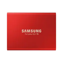 حافظه SSD اکسترنال سامسونگ مدل T5 ظرفیت 500 گیگابایت قرمز