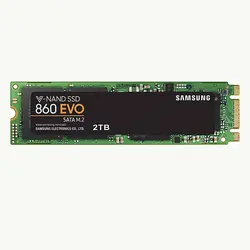 اس اس دی اینترنال 2000گیگ EVO860M2 سامسونگ ظرفیت 2 ترابایت
