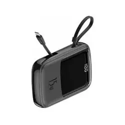 پاوربانک type-c مدل Baseus Qpow Digital Display 3A Power Bank  ظرفیت 10000 mAh سیاه