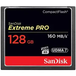 کارت حافظه CompactFlash سن دیسک 128گیگ مدل Extreme Pro سرعت 160MBps