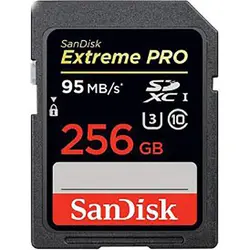 کارت حافظه SDHC سن دیسک 256گیگ مدل Extreme Pro کلاس 10 خرید کارت حافظه