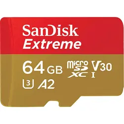 کارت حافظه سن دیسک 64 گیگ مدل Extreme PRO کلاس A2 خرید کارت حافظه سن دیسک