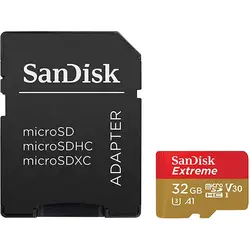 کارت حافظه سن دیسک adapter+MicroSDHC UHS-I U3 32GB خرید مموری سن دیسک