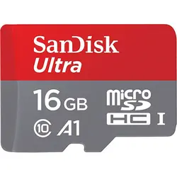 کارت حافظه microSDHC سن دیسک 16 گیگ مدل Ultra A1 کلاس 10 استاندارد UHS-I U1