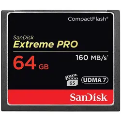 کارت حافظه CompactFlash سن دیسک 64گیگ مدل Extreme Pro سرعت 160MBps