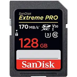 کارت حافظه سن دیسک 128گیگ Extreme Pro کارت حافظه SDXC سن دیسک 128گیگ
