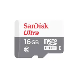 کارت حافظه microSDHC سن دیسک مدل Ultra کلاس 10 استاندارد خرید کارت حافظه سن دیس