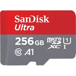 کارت حافظه microSDHC سن دیسک 256 گیگ مدل Ultra A1 کلاس 10 استاندارد UHS-I U
