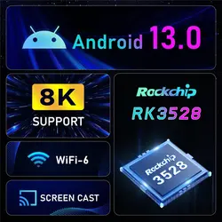 اندروید باکس مدل 64-4 H96max RK3528
