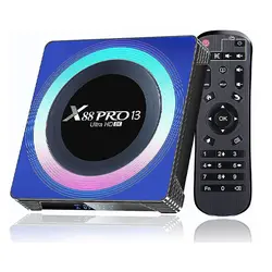 اندروید باکس مدل 32-4 X88 pro 13 blue