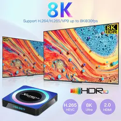 اندروید باکس مدل 32-4 X88 pro 13 blue