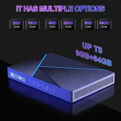 اندروید باکس مدل 64-8 H96 MAX V56