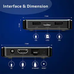اندروید باکس 8-1 ENYBOX مدل X98Q