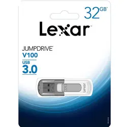 فلش مموری لکسار Jump drive V100 ظرفیت 32GB عملکرد کارآمد با ظرفیت بالا