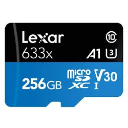 کارت حافظه‌ microSDHC ظرفیت 256گیگ ... جدیدترین مدل‌های کارت حافظه لکسار