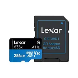 کارت حافظه‌ microSDHC ظرفیت 256گیگ ... جدیدترین مدل‌های کارت حافظه لکسار