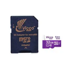 کارت حافظه microSDHC ویکومن مدل 533X کلاس 10سرعت ظرفیت 64 گیگ