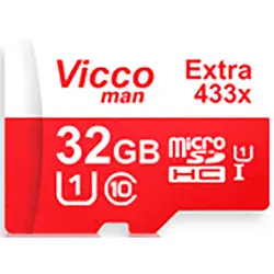 ویکومن مدل Extra 433X ظرفیت 32گیگ کلاس 10 همراه با آداپتور ..سرعت 65MBps