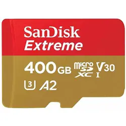 کارت حافظه microSDXC سن دیسک 400گیگ مدل Extreme PRO کلاس A1 خرید کارت