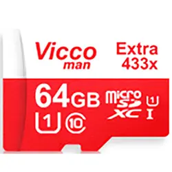 کارت حافظه microSD ویکومن مدل433 64گیگ مدل Extra 433X..خرید انواع فلش مموری