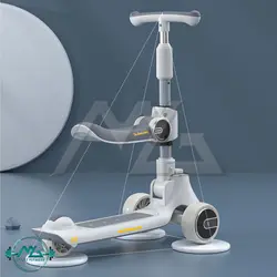 اسکوتر کودک مدل سه چرخ صندلی دار برند دومیتو 2023 - فروشگاه لوازم ورزشی ام جی اسپرت فیتنس