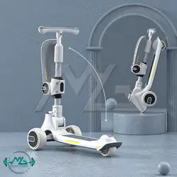 اسکوتر کودک مدل سه چرخ صندلی دار برند دومیتو 2023 - فروشگاه لوازم ورزشی ام جی اسپرت فیتنس