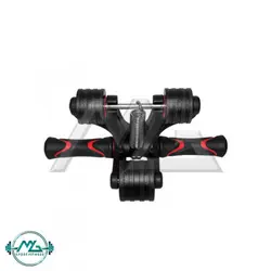 رولر تناسب اندام سه چرخ فنردار MegaFitness کد DB-704 - فروشگاه لوازم ورزشی ام جی اسپرت فیتنس