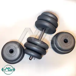 دمبل وزنه پویا مدل PVP09 وزن 9 کیلوگرم بسته 2 عددی - فروشگاه لوازم ورزشی ام جی اسپرت فیتنس