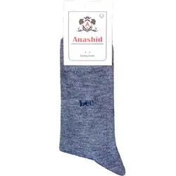 جوراب مردانه کد 115 نانو آنتی باکتریال رنگ طوسی