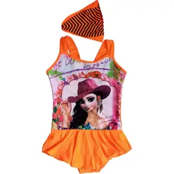 مایو دخترانه کد 86 رنگ نارنجی