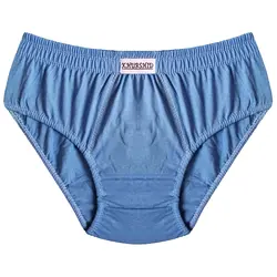 شورت مردانه راحتی نخی کد 140 رنگ آبی