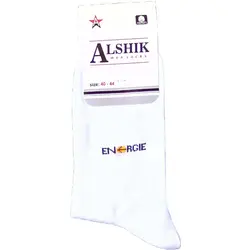 جوراب مردانه کد 112 نانو آنتی باکتریال رنگ سفید