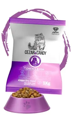 غذای خشک بچه گربه c&c یک کیلویی - پت شاپ آنلاین میگ میگ پت