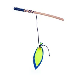 اسباب بازی گربه مدل برگ زنگوله دار کد CT103 - میگ میگ پت