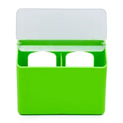 دانخوری پرنده مدل دو چشمه - پت شاپ آنلاین میگ میگ پت