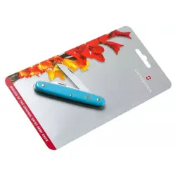 چاقوی باغبانی ، گل آرایی و  قلمتراش خوشنویسی ویکتورینوکس سوئیس آبی