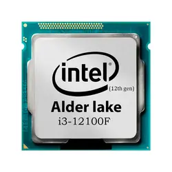 پردازنده اینتل Alder Lake مدل i3-12100F بدون جعبه
