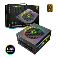 منبع تغذیه گیم مکس RGB-1050 STD GOLD FULL MODULAR