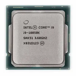 پردازنده اینتل Comet Lake مدل box i9-10850K