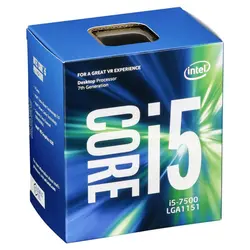 پردازنده اینتل KabyLake مدل Box i5-7500