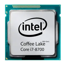 پردازنده مرکزی اینتل سری Coffee Lake مدل BOX i7-8700