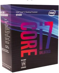 پردازنده مرکزی اینتل سری Coffee Lake مدل BOX i7-8700K